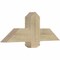 Ekena Millwork Eugene Rough Sawn Timber Gable Bracket, Douglas Fir, 36"W x 13"H x 4"D x 6"F, 9/12 Pitch GBW036X13X0406EUG00RDF - alternate 2